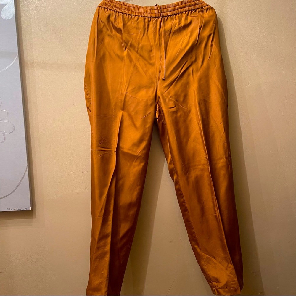 Silk pants sz Lg